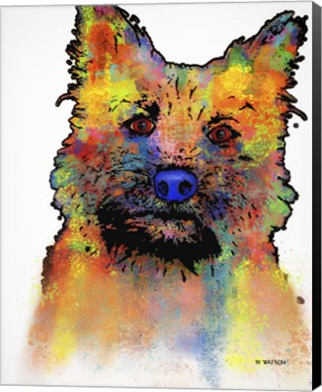 Framed Cairn Terrier 1 Print
