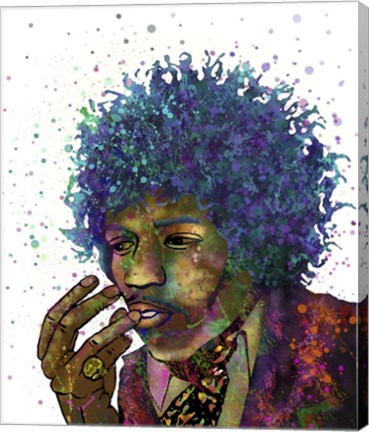 Framed Jimi Hendrix I Print