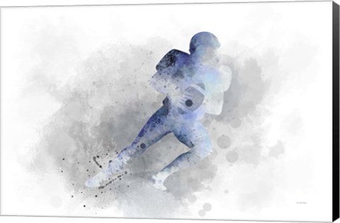 Framed American Footballer 1 Print