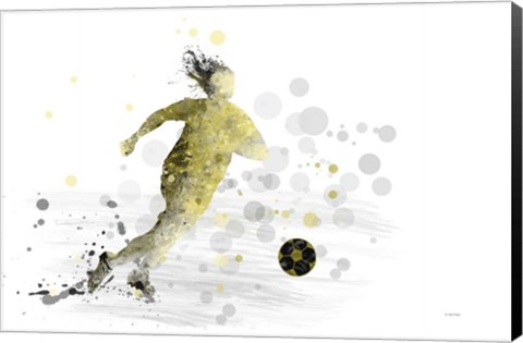 Framed Soccer Player 9 Print