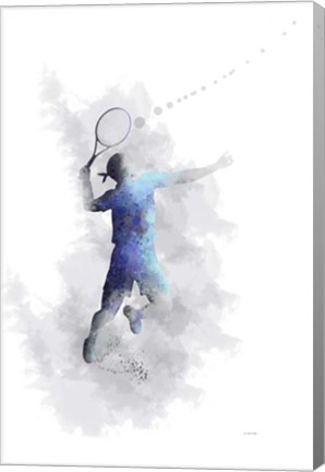 Framed Tennis Player 1 Print