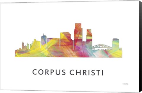 Framed Corpus Christi Texas Print