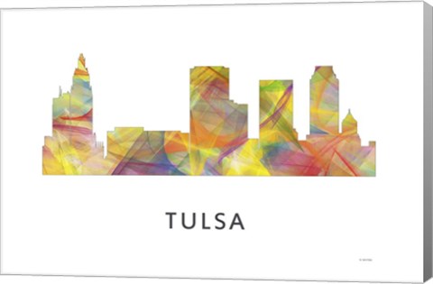 Framed Tulsa Oklahoma Print