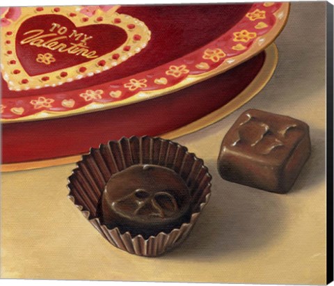 Framed Apple Valentine Candy Print