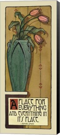 Framed Apple Green Vase Print