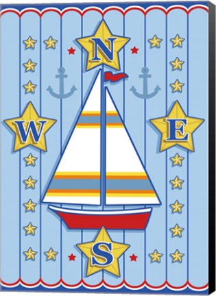 Framed Nautical III Print