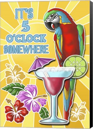 Framed Five O&#39;clock 1 Print