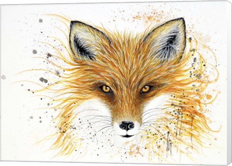 Framed Fox Fire Print