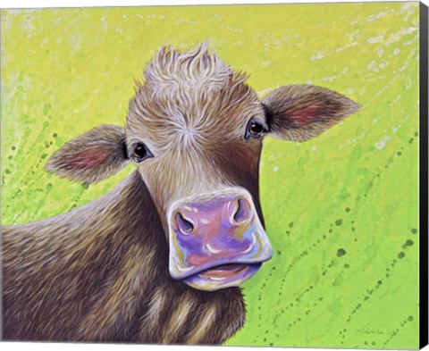 Framed Jersey Cow Print