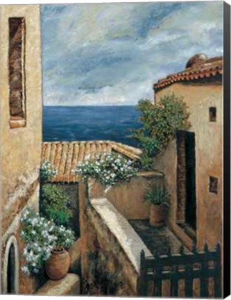 Framed Thomas Young - Coastal Village I Size 23.75x31.5 Print