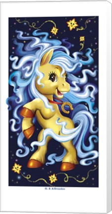 Framed Snow Horse Print