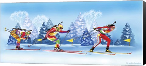 Framed Biathlon Print