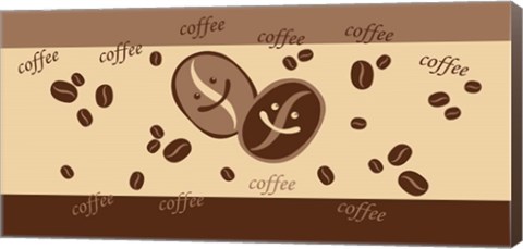 Framed Glass Coffee VIII Print