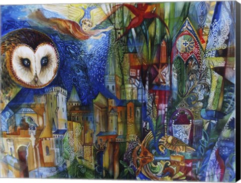 Framed Owl Print