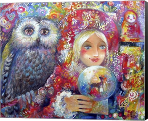 Framed Snow Ball Print