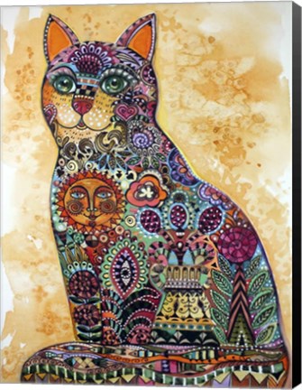 Framed Sun Cat Print