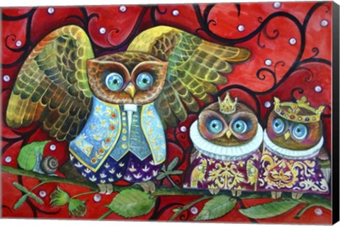 Framed Baby King Print