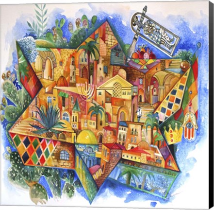Framed Purim Print