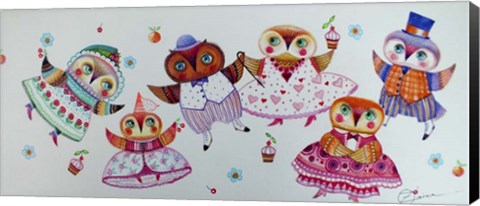 Framed Owl Dance Print