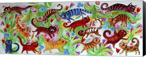 Framed Magic Cats Print