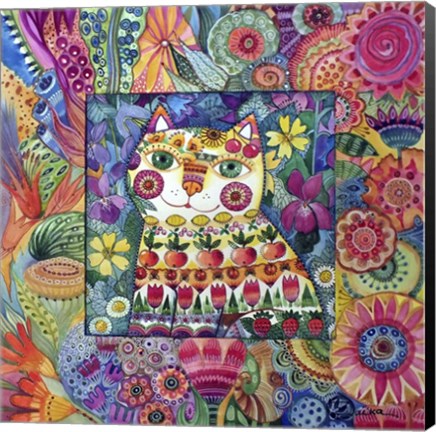 Framed Cat Print