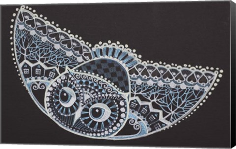 Framed Tattoo Owl Print