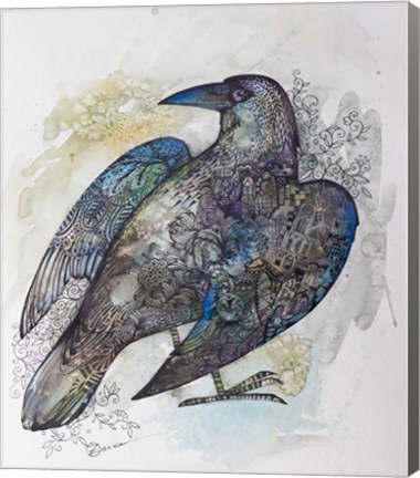 Framed Quoth the Raven Print