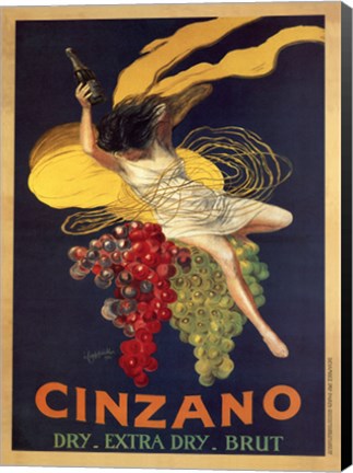 Framed Cinzano Print