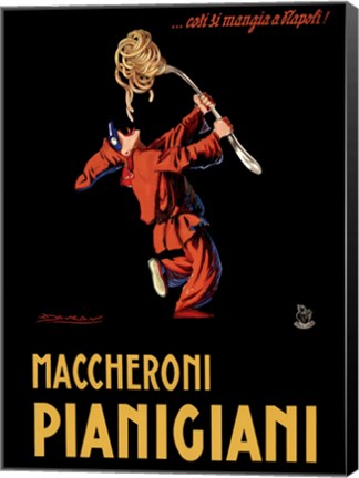 Framed Maccheroni Pianigiani 1922 Print