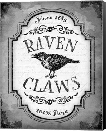 Framed Raven Claws Print