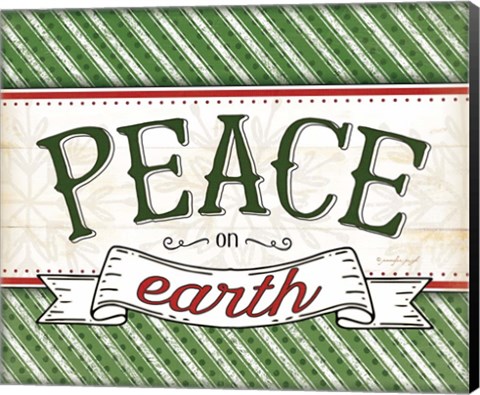 Framed Peace on Earth Print