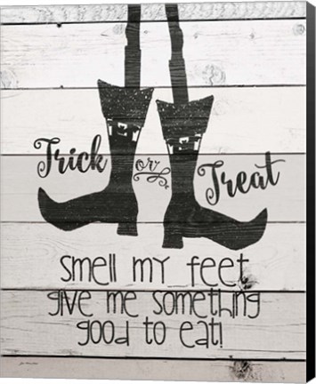 Framed Smell My Feet Print