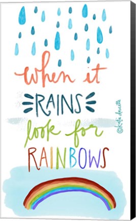 Framed Rainbows Print