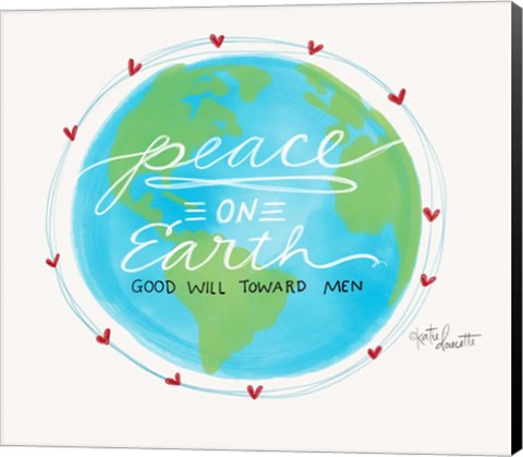 Framed Peace on Earth Print