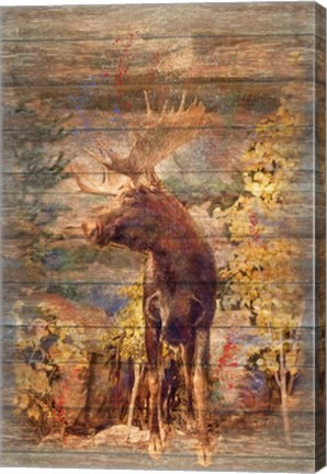 Framed Majestic Moose Print