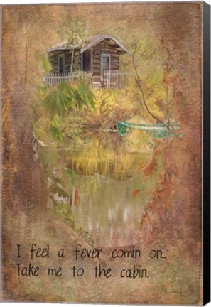 Framed Take Me to the Cabin Print