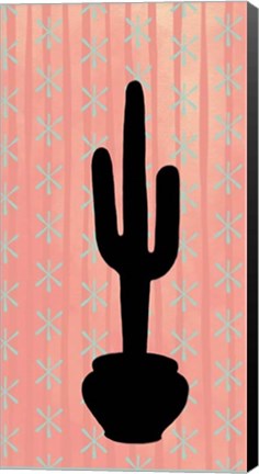 Framed Saguaro Silhouette Print