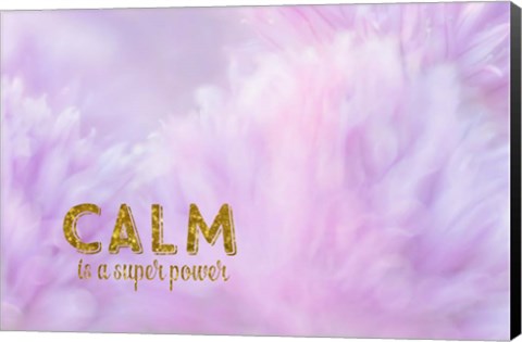 Framed Calm is a Superpower Print