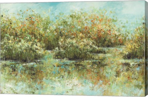 Framed Hamden Pond Print