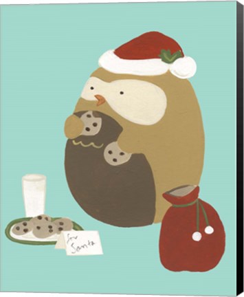 Framed Happy Owlidays IX Print