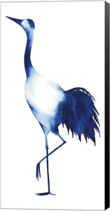 Framed Ink Drop Crane II Print