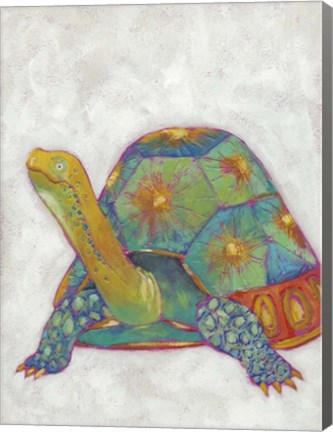 Framed Turtle Friends II Print