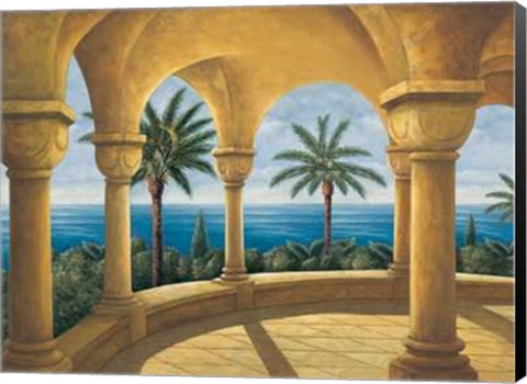 Framed Ocean View I Print