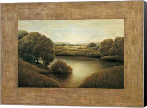 Framed Lake View II Print