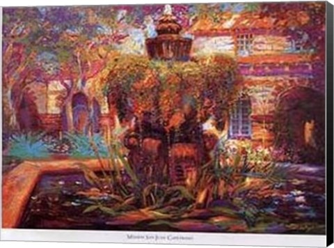Framed Mission San Juan Capistrano Print