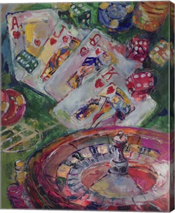 Framed Casino Art Print