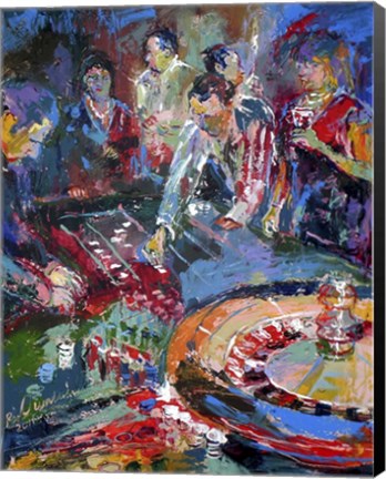 Framed Roulette 2 Print
