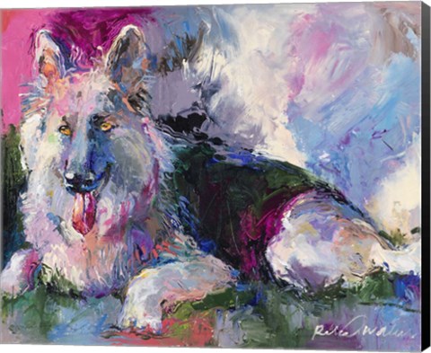 Framed German Shepherd Print