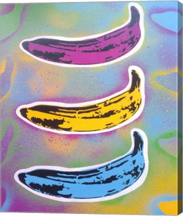 Framed Banana Goes Pop Print