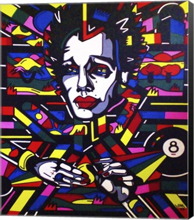 Framed Eightball The Painting Print